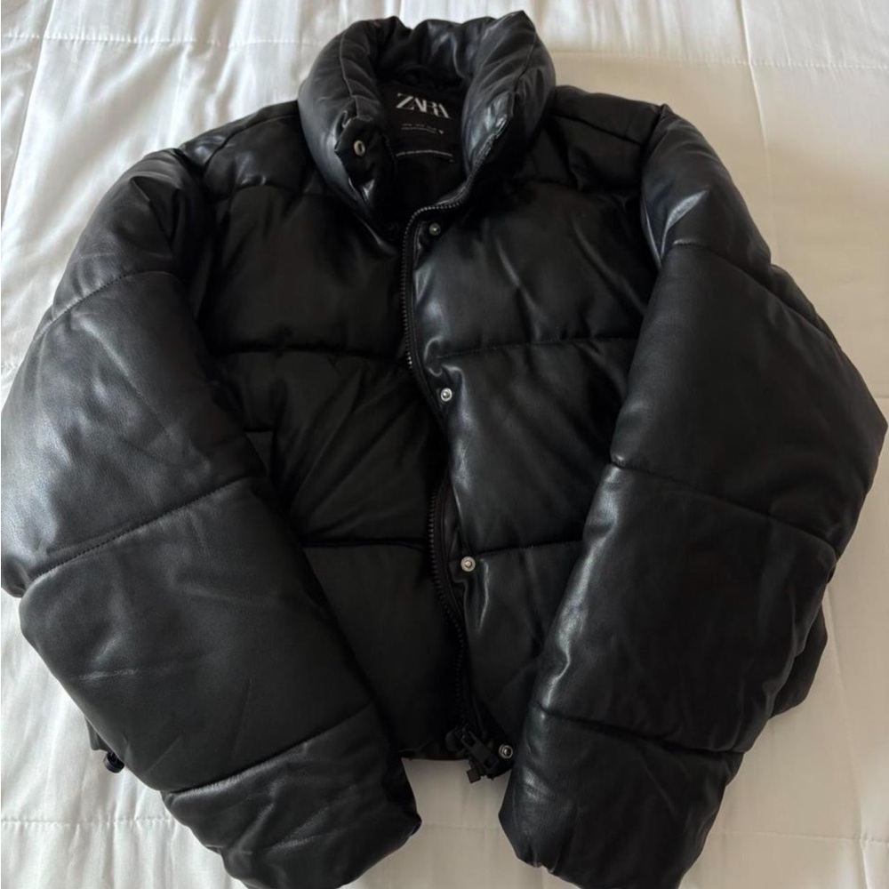 Zara Black Puffer Jacket